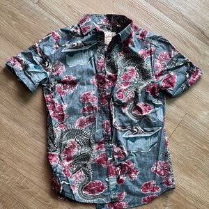 Limited Edition Lucky Olelo Dragon Print Women's Blouse